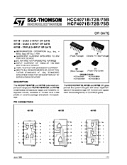 DataSheet HCF4075B pdf